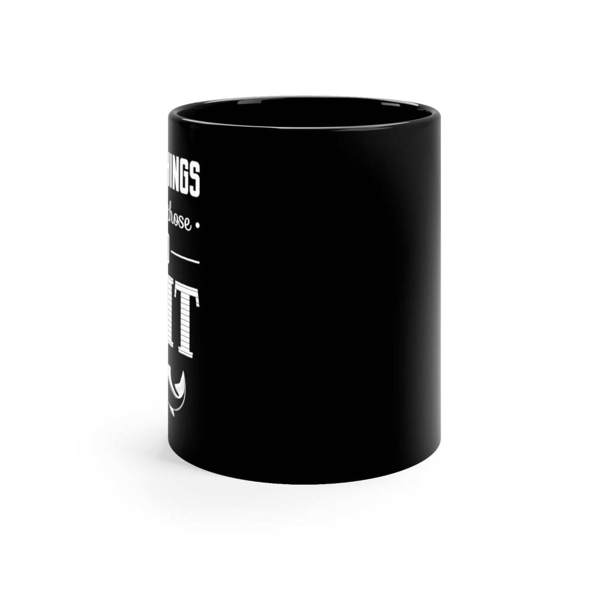 Good Things come to those who bait - 11oz Black Mug from Blackwater