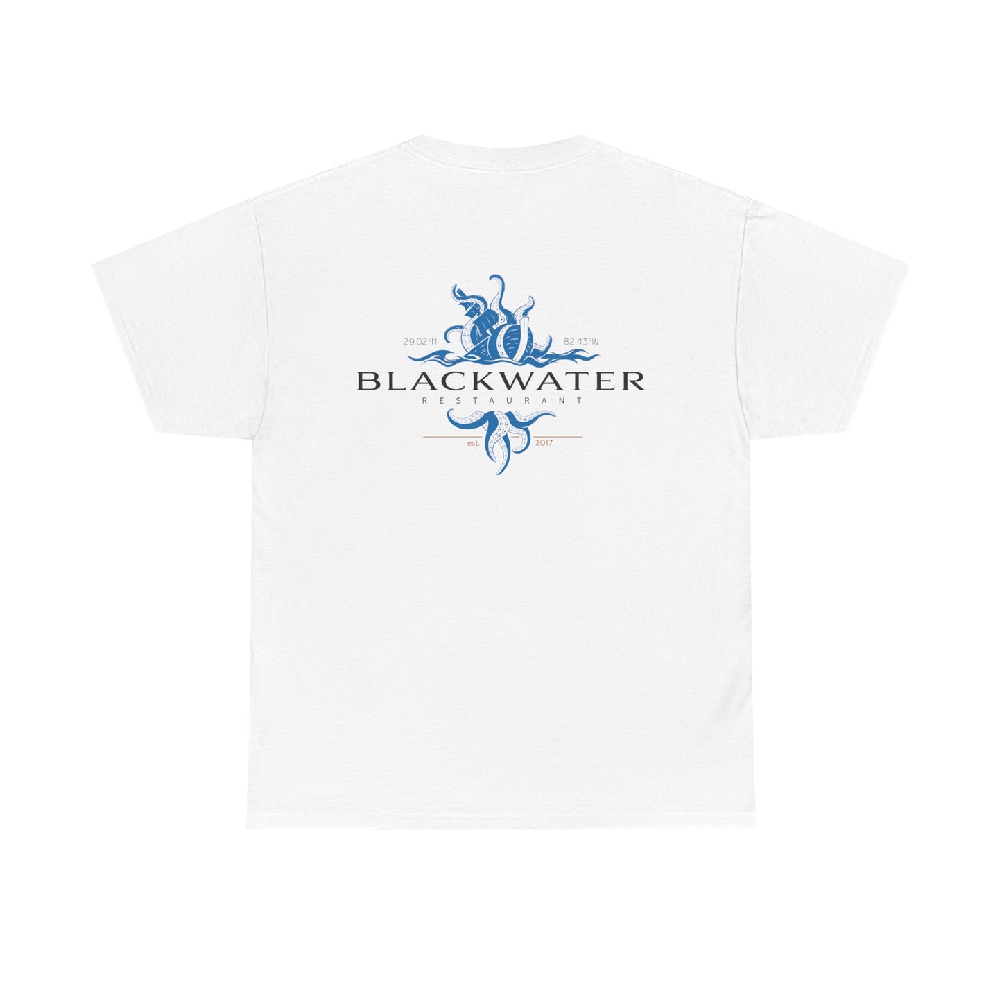 Blackwater Coastal Logo T-Shirt — Nautical Octopus Graphic Tee