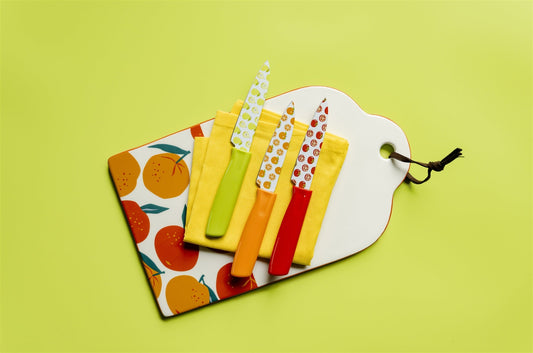 Dura Living Artistic Edge Series - stylish Non-Stick Paring Knife Set for a premium Southern-style kitchen