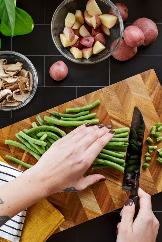 Dura Living 7-Inch Santoku Knife - premium Southern-style kitchen knife 