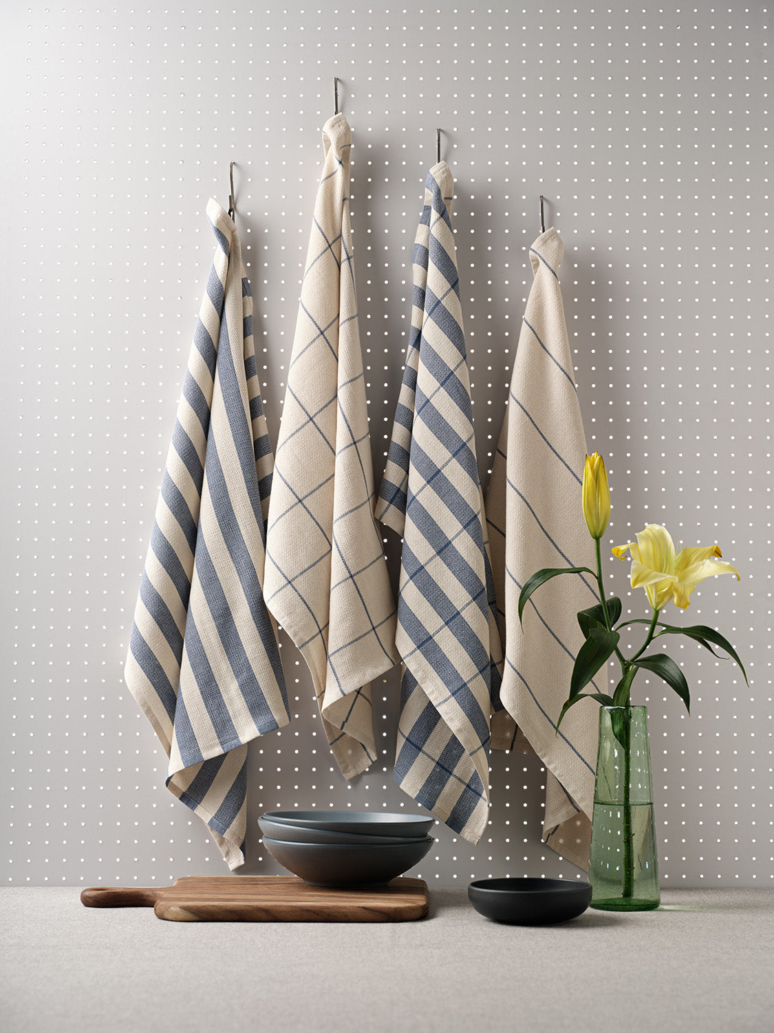 Cotton Kitchen Towels, Set of 4