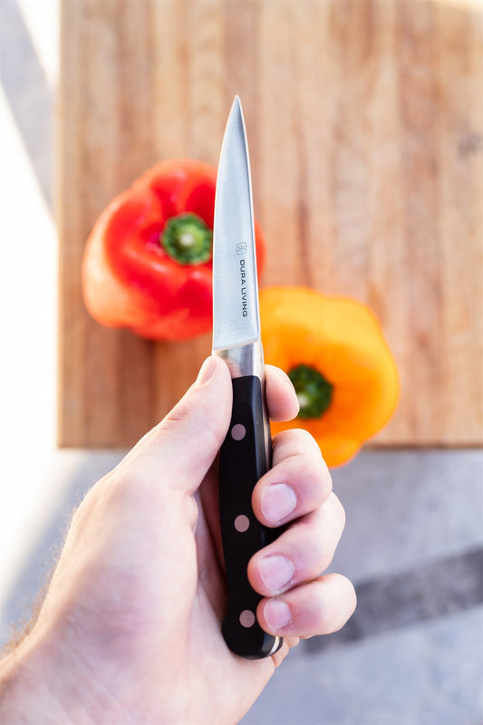 High-carbon stainless still Dura Living 3.5-Inch Paring Knife for a premium Southern-style kitchen
